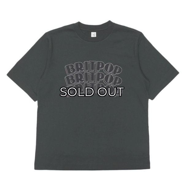 画像1: blurhms ROOTSTOCK（ブラームスルーツストック）BRITPOP Print Tee STANDARD（ブリットポップ プリントTシャツ"スタンダード"）/ INK Black×Black（インクブラック×ブラック） (1)