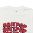 画像3: blurhms ROOTSTOCK（ブラームスルーツストック）BRITPOP Print Tee STANDARD（ブリットポップ プリントTシャツ"スタンダード"）/ White×Red（ホワイト×レッド） (3)