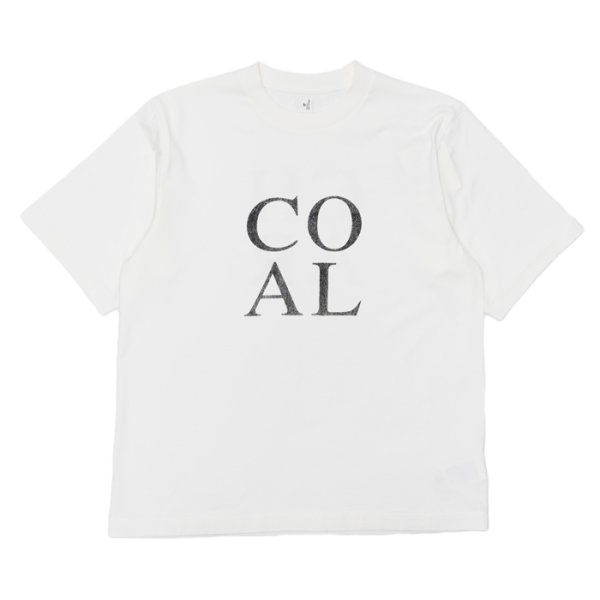 画像1: blurhms ROOTSTOCK（ブラームスルーツストック）COAL Print Tee STANDARD（プリントTシャツ"スタンダード"）/ White（ホワイト） (1)