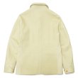 画像2: Y'2 LEATHER（ワイツーレザー）DEER SKIN ROUNDED HEM CAR COAT（ディアスキン カーコート）"Spring Edition" / Cream（クリーム） (2)