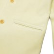 画像6: Y'2 LEATHER（ワイツーレザー）DEER SKIN ROUNDED HEM CAR COAT（ディアスキン カーコート）"Spring Edition" / Cream（クリーム） (6)