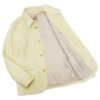 画像3: Y'2 LEATHER（ワイツーレザー）DEER SKIN ROUNDED HEM CAR COAT（ディアスキン カーコート）"Spring Edition" / Cream（クリーム） (3)