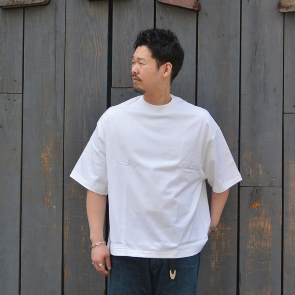 画像7: 【PointUp10%11/10迄】KAPTAIN SUNSHINE(キャプテンサンシャイン)Suvin Supima Tube Short Sleeve Tee Heavy(スビンスーピマチューブショートスリーブヘビーTシャツ)”SUVIN SUPIMA TUBE JERSEY HEAVY" / Heather Grey(ヘザーグレー) (7)