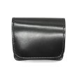 画像1: WILD SWANS（ワイルドスワンズ）CASA（カーサ）コンパクトウォレット/Black（ブラック）"シェルコードバン"×Black（ブラック）"サドルプルアップ" (1)