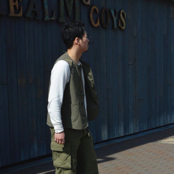 画像9: ARAN（アラン）VEST（ベスト）”ナイロンタッサー" / Navy（ネイビー）  (9)