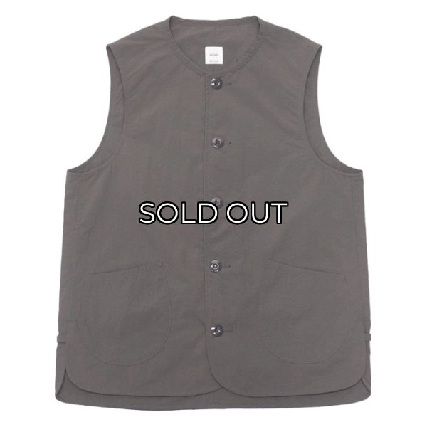 画像1: ARAN（アラン）VEST（ベスト）”Nylon Rip Wather" / Charcoal（チャコール）  (1)