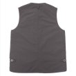 画像2: ARAN（アラン）VEST（ベスト）”Nylon Rip Wather" / Charcoal（チャコール）  (2)