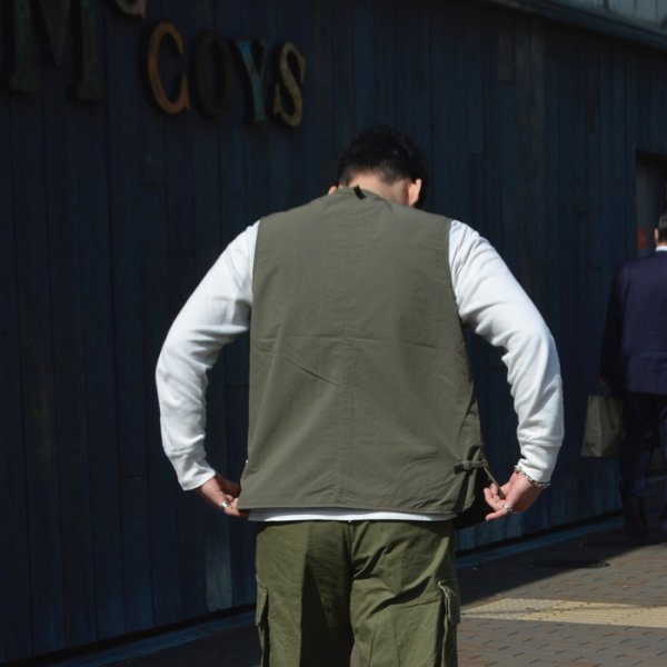 画像11: ARAN（アラン）VEST（ベスト）”ナイロンタッサー" / Navy（ネイビー）  (11)