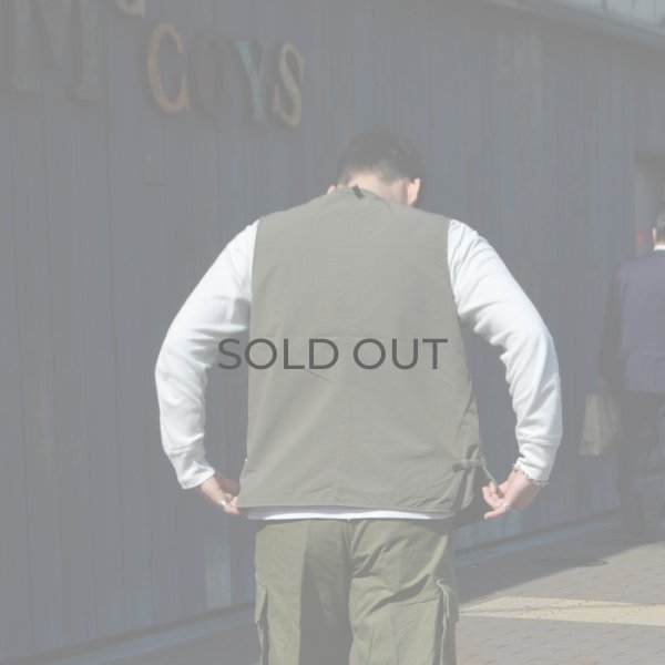 画像11: ARAN（アラン）VEST（ベスト）”ナイロンタッサー" / Black（ブラック）  (11)