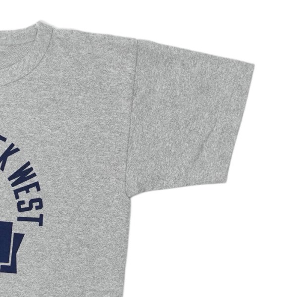 画像4: Champion(チャンピオン)77QS SHORT SLEEVE T-SHIRT(77QS ショートスリーブTシャツ)"TURE OF ARCHIVES" / Grey×Blue(グレー×ブルー) (4)