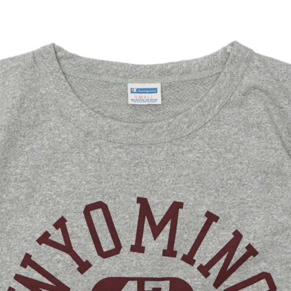 画像3: Champion(チャンピオン)77QS SHORT SLEEVE T-SHIRT(77QS ショートスリーブTシャツ)"TURE OF ARCHIVES" / Grey×Red(グレー×レッド)※Sサイズのみ (3)