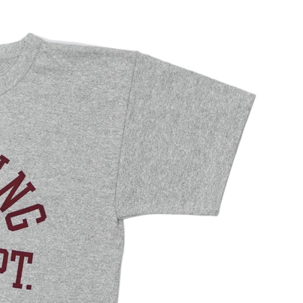 画像4: Champion(チャンピオン)77QS SHORT SLEEVE T-SHIRT(77QS ショートスリーブTシャツ)"TURE OF ARCHIVES" / Grey×Red(グレー×レッド)※Sサイズのみ (4)