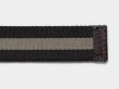 画像8: BEORMA（ベオーマ）W RING 25mm WEBBING BELT（ダブルリング25mmウェビングベルト）/ Brown×Beige（ブラウン×ベージュ） (8)