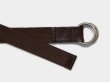画像3: BEORMA（ベオーマ）W RING 25mm WEBBING BELT（ダブルリング25mmウェビングベルト）/ Brown（ブラウン） (3)