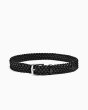画像3: BEORMA（ベオーマ）28mm BASKET WEAVE PLAITED BELT（28mmメッシュベルト）/Black（ブラック） (3)