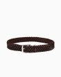 画像3: BEORMA（ベオーマ）28mm BASKET WEAVE PLAITED BELT（28mmメッシュベルト）/ Dk.Brown（ダークブラウン） (3)