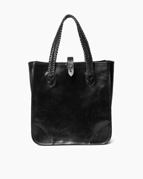 画像1: BEORMA（ベオーマ）The Bodleian（ボドリアン）"Bridle Leathe Tote Bag" / Black（ブラック） (1)