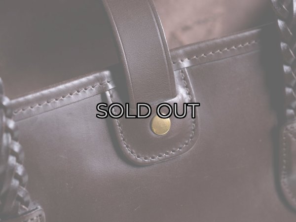 画像7: BEORMA（ベオーマ）The Bodleian（ボドリアン）"Bridle Leather Tote Bag" / Dark Brown（ダークブラウン） (7)