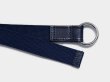画像3: BEORMA（ベオーマ）W RING 25mm WEBBING BELT（ダブルリング25mmウェビングベルト）/ Navy（ネイビー） (3)