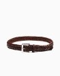 画像3: BEORMA（ベオーマ）34mm HERRINGBONE PLAITED BELT（34mmメッシュベルト）/ Dk.Brown（ダークブラウン） (3)