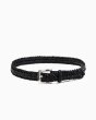 画像3: BEORMA（ベオーマ）34mm HERRINGBONE PLAITED BELT（34mmメッシュベルト）/ Black（ブラック） (3)