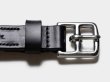 画像4: BEORMA（ベオーマ）BRIDLE LEATHER 22mm DOUBLE LOOP BELT（ブライドルレザー22mmダブルループベルト）/ Black（ブラック） (4)