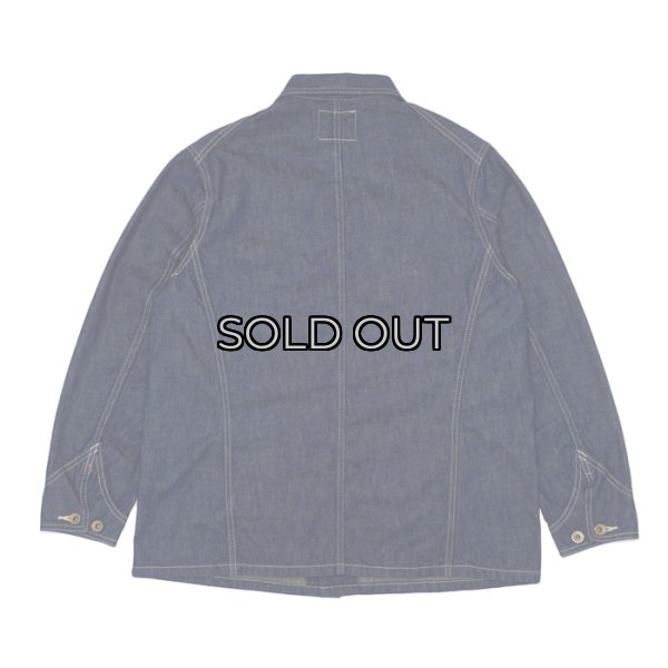 画像2: FULLCOUNT（フルカウント）#2105-1 Denim Chore Jacket （デニムチョアジャケット）"10.5oz PW Military Denim" / Indigo Blue（インディゴブルー） (2)