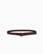 画像2: BEORMA（ベオーマ）W RING 25mm WEBBING BELT（ダブルリング25mmウェビングベルト）/ Brown（ブラウン） (2)