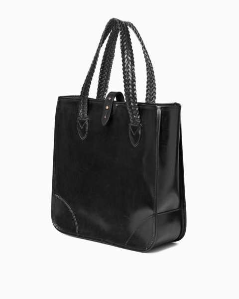 画像3: BEORMA(ベオーマ)The Bodleian(ボドリアン)"Bridle Leathe Tote Bag" / Black(ブラック) (3)