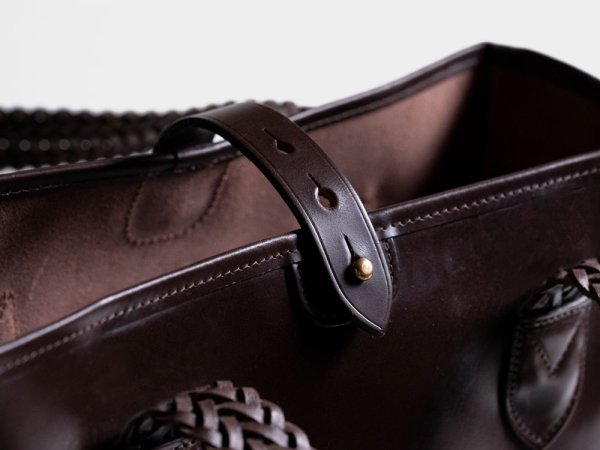 画像5: BEORMA(ベオーマ)The Bodleian(ボドリアン)"Bridle Leathe Tote Bag" / Black(ブラック) (5)