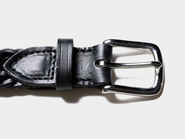 画像4: BEORMA（ベオーマ）25mm INTERLINKED PLAITED BELT（25mmメッシュベルト）/ Black（ブラック） (4)