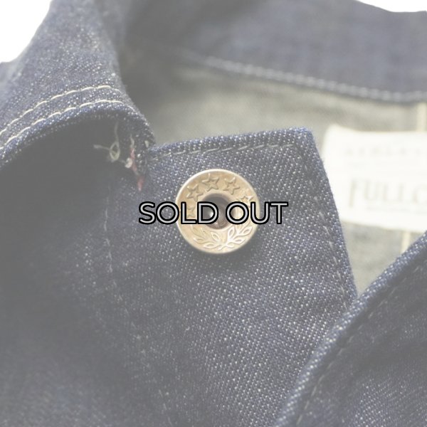 画像7: FULLCOUNT（フルカウント）#2105-1 Denim Chore Jacket （デニムチョアジャケット）"10.5oz PW Military Denim" / Indigo Blue（インディゴブルー） (7)