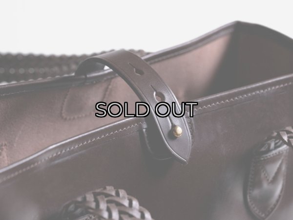 画像6: BEORMA（ベオーマ）The Bodleian（ボドリアン）"Bridle Leather Tote Bag" / Dark Brown（ダークブラウン） (6)