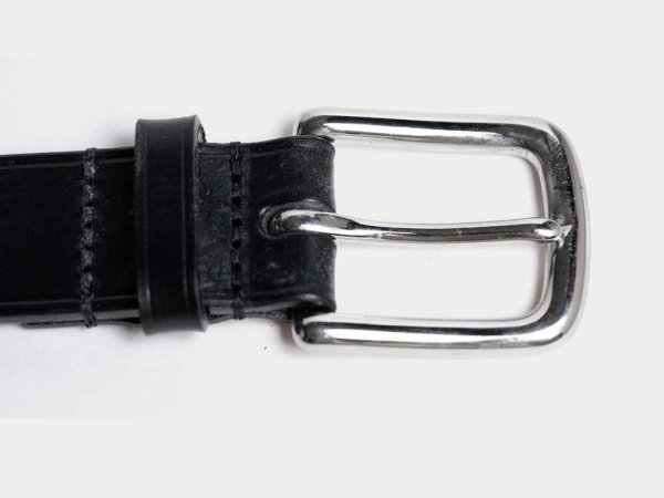 画像4: BEORMA（ベオーマ）BRIDLE LEATHER 28mm UNLINED BELT（ブライドルレザー28mmアンラインドベルト）/ Dk.Brown（ダークブラウン） (4)