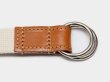 画像4: BEORMA（ベオーマ）W RING 25mm WEBBING BELT（ダブルリング25mmウェビングベルト）/ Black（ブラック） (4)