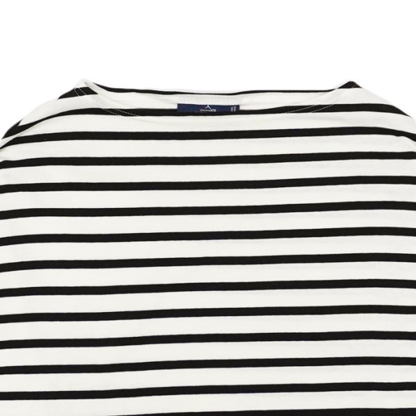 画像3: SAINT JAMES(セントジェームス)MORLAIX LOOSE(モーレ ルーズ)”Men" / ECUME×NOIR(ミルキーホワイト×ブラック) (3)