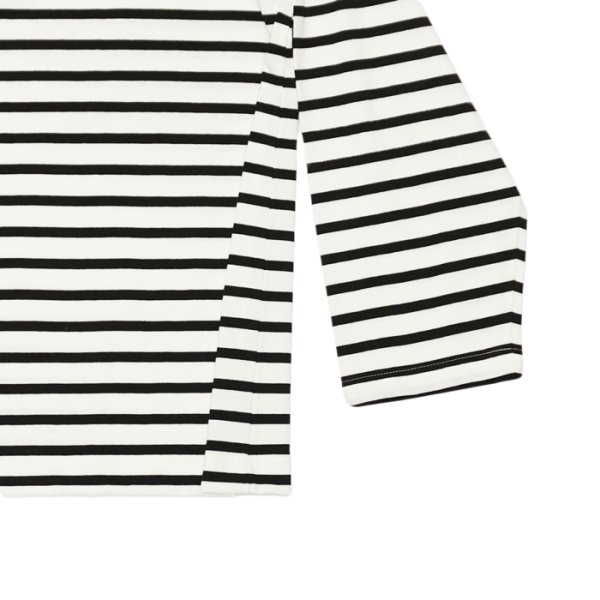 画像5: SAINT JAMES(セントジェームス)MORLAIX LOOSE(モーレ ルーズ)”Men" / ECUME×NOIR(ミルキーホワイト×ブラック) (5)