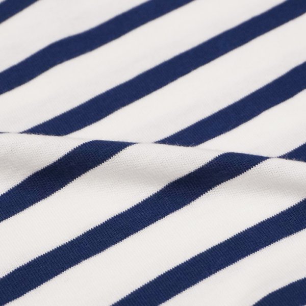 画像6: SAINT JAMES(セントジェームス)MORLAIX LOOSE(モーレ ルーズ)”Women" / ECUME×ENCRE(ミルキーホワイト×ブルーネイビー) (6)