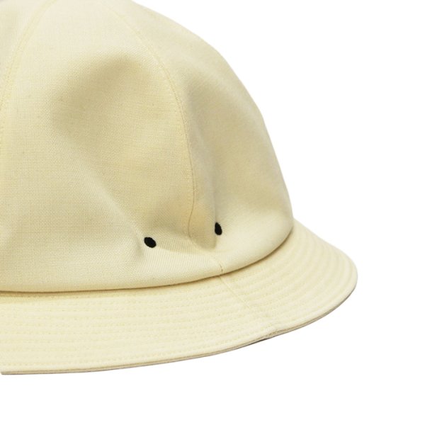 画像3: O/EIGHTH(オーエイス)Type U HAT(タイプ・ U)”Tropical Wool" / Butter Yellow(バターイエロー)・Black(ブラック) (3)