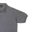 画像4: *A VONTADE（アボンタージ）Compact Border Half Zip Polo SS（コンパクトボーダーハーフジップポロ）/ Black×Ecru（ブラック×エクリュ） (4)