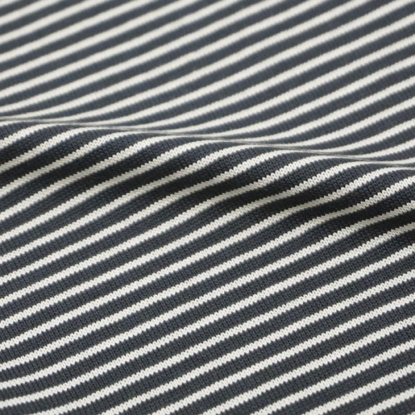 画像6: *A VONTADE(アボンタージ)Compact Border Half Zip Polo SS(コンパクトボーダーハーフジップポロ)/ Black×Ecru(ブラック×エクリュ) (6)