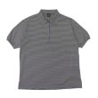 画像1: *A VONTADE（アボンタージ）Compact Border Half Zip Polo SS（コンパクトボーダーハーフジップポロ）/ Black×Ecru（ブラック×エクリュ） (1)