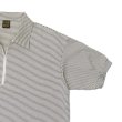 画像4: *A VONTADE（アボンタージ）Compact Border Half Zip Polo SS（コンパクトボーダーハーフジップポロ）/ Ecru×Marine（エクリュ×マリン） (4)