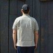 画像9: *A VONTADE（アボンタージ）Compact Border Half Zip Polo SS（コンパクトボーダーハーフジップポロ）/ Black×Ecru（ブラック×エクリュ） (9)