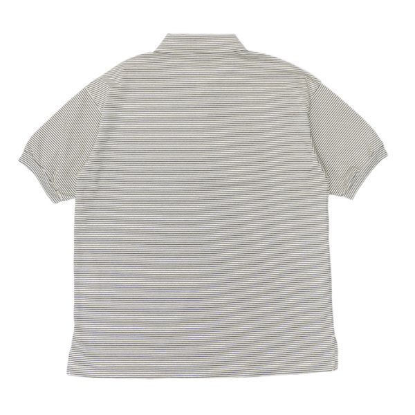 画像2: *A VONTADE(アボンタージ)Compact Border Half Zip Polo SS(コンパクトボーダーハーフジップポロ)/ Ecru×Marine(エクリュ×マリン) (2)