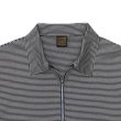 画像3: *A VONTADE（アボンタージ）Compact Border Half Zip Polo SS（コンパクトボーダーハーフジップポロ）/ Black×Ecru（ブラック×エクリュ） (3)