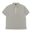 画像1: *A VONTADE（アボンタージ）Compact Border Half Zip Polo SS（コンパクトボーダーハーフジップポロ）/ Ecru×Marine（エクリュ×マリン） (1)