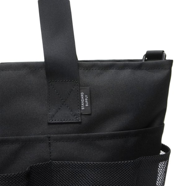 画像7: STANDARD SUPPLY（スタンダードサプライ） 2WAY UTILITY TOTE（2ウェイ ユーティリティートート）"ECO STEP MESH"/ Black（ブラック） (7)