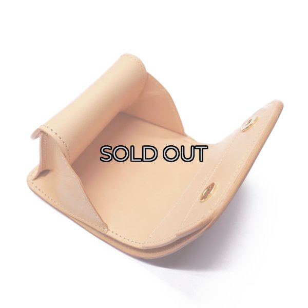 画像7: WILD SWANS（ワイルドスワンズ）CASA（カーサ）コンパクトウォレット/Natural（ナチュラル）"シェルコードバン"×Natural（ナチュラル）"ブッテーロ" (7)