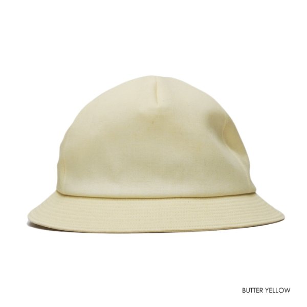 画像2: O/EIGHTH(オーエイス)Type U HAT(タイプ・ U)”Tropical Wool" / Butter Yellow(バターイエロー)・Black(ブラック) (2)